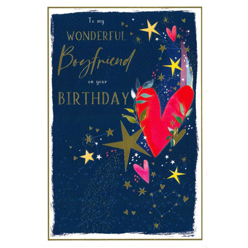 Picture of TO MY WONDERFUL BOYFRIEND ON YOUR BIRTHDAY CARD
